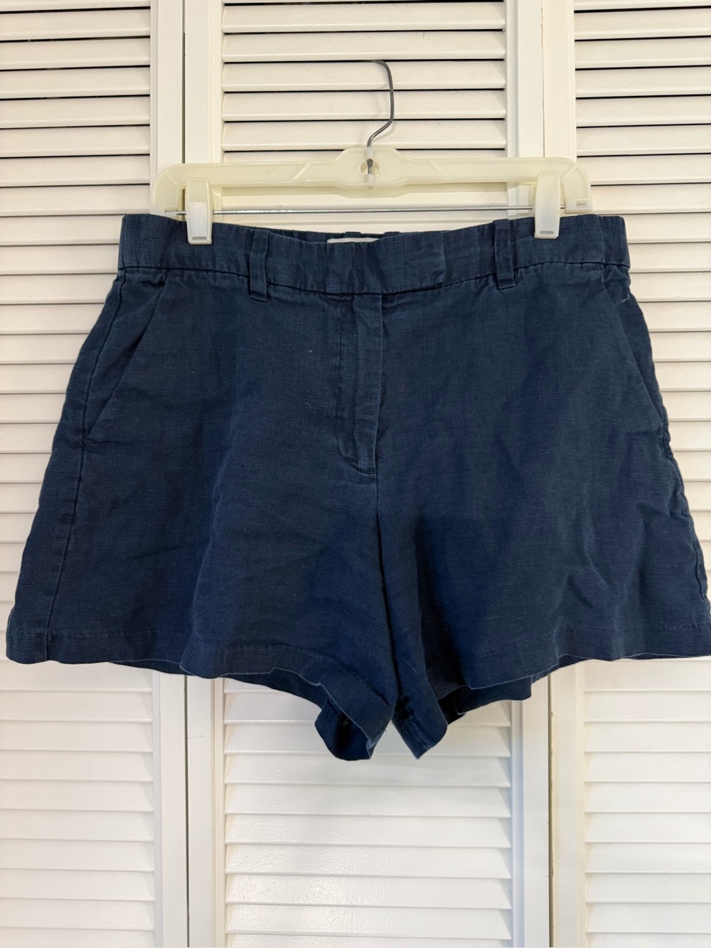 Abercrombie & Fitch The Linen Collection Women’s Navy Blue Shorts Size 31